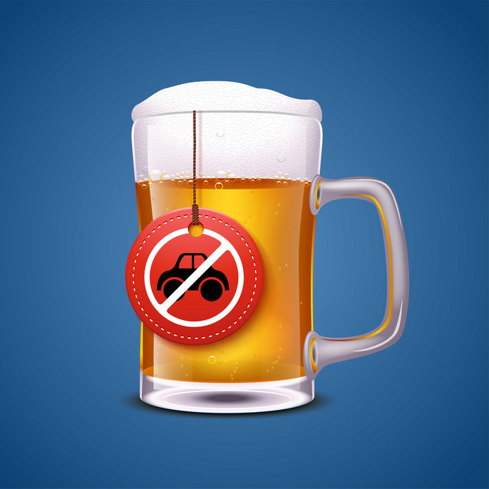 Beer mug - don't drink and drvie