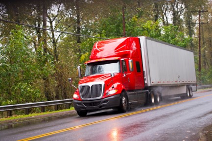 Semi Truck on the road