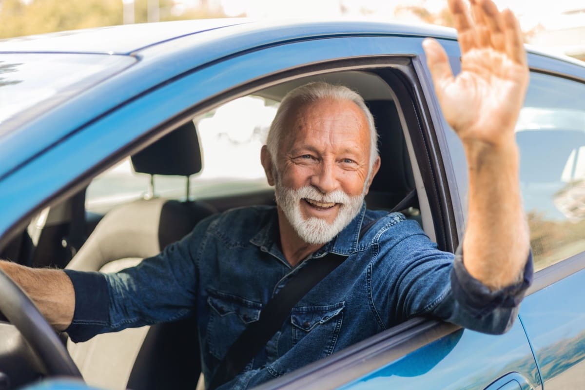 Senior citizen driving